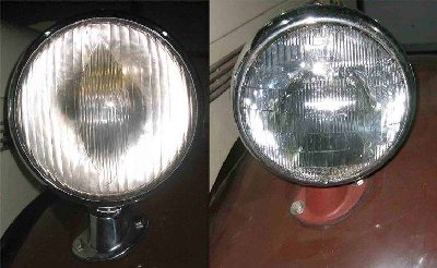 8&amp;quot; Cat's Eye (L)  -  7&amp;quot; Sealed Beams (R)