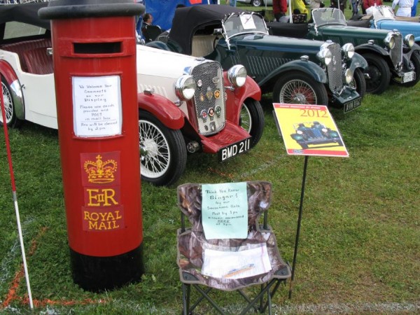Kenlis provided more bling to the displays... a British post box!