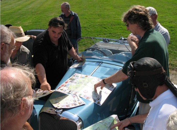 Ballam Run... Ed and Phillip brief the drivers prior to their &quot;Mission&quot;.