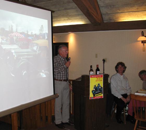 Guest Fritz Vant Spyker from Holland gave some very kind words to the group.
